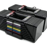 Powerblock Elite USA 90 with Knurled Grip Dumbbell Raise the Bar Fitness - Home & Commercial Equipment Stage 1 Kit (5-50)