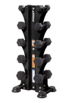 HF-5459 5 Pair Vertical Dumbbell Rack (Dumbbells Not Included) Weight Storage Hoist Fitness 