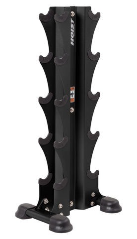 HF-5459 5 Pair Vertical Dumbbell Rack (Dumbbells Not Included) Weight Storage Hoist Fitness 