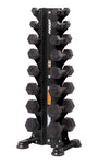 HF-5460 8 Pair Vertical Hex Dumbbell Rack (Dumbbells Not Included) Weight Storage Hoist Fitness 