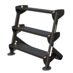 HF-5461-OPT-36 36" Dumbbell Rack With OPT (3rd-Tier) Weight Storage Hoist Fitness 3rd Tier Option 