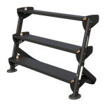 HF-5461-OPT-48 48" Dumbbell Rack With OPT (3rd-Tier) Weight Storage Hoist Fitness 3rd Tier Option 