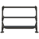 HF-5461-OPT-48 48" Dumbbell Rack With OPT (3rd-Tier) Weight Storage Hoist Fitness 