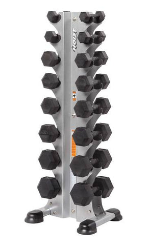 HF-5460 8 Pair Vertical Hex Dumbbell Rack (Dumbbells Not Included) | Raise the Bar Fitness - Home & Commercial Equipment.